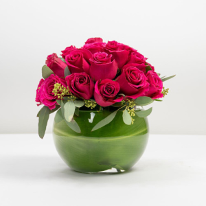 TWO DOZEN ROSES IN A SPHERE (Copy)