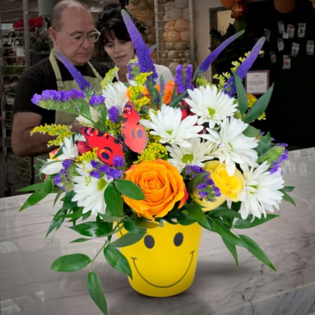 smiley flowers july 29th & aug 1st